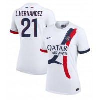 Echipament fotbal Paris Saint-Germain Lucas Hernandez #21 Tricou Deplasare 2024-25 pentru femei maneca scurta